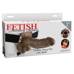 FETISH FANTASY SERIES - SERIES 7 HOLLOW STRAP-ON WITH BALLS 2